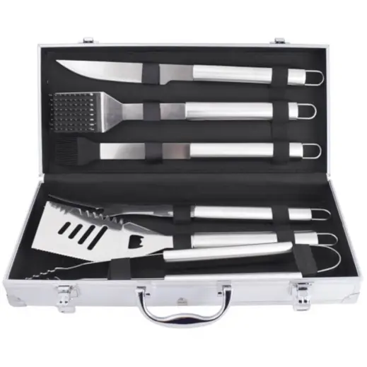 Stainless Steel Braai Set Open Front